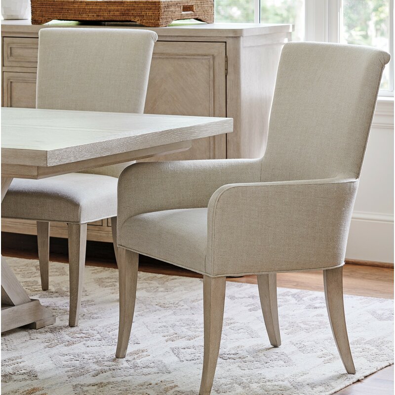 Barclay Butera Malibu Upholstered Dining Chair with Arms | Wayfair